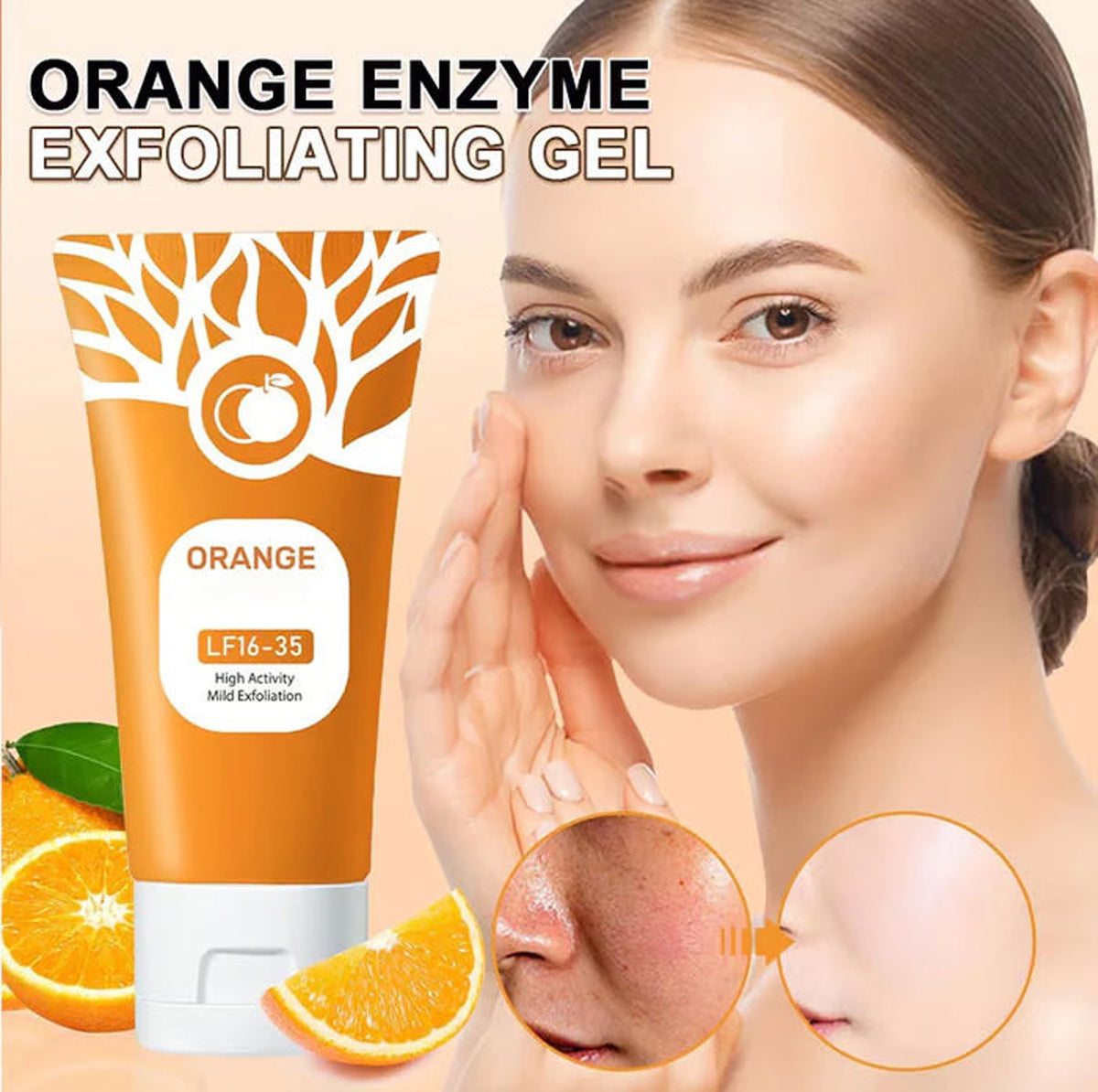 Orange Exfoliating Gel for Face & Body BRELZA