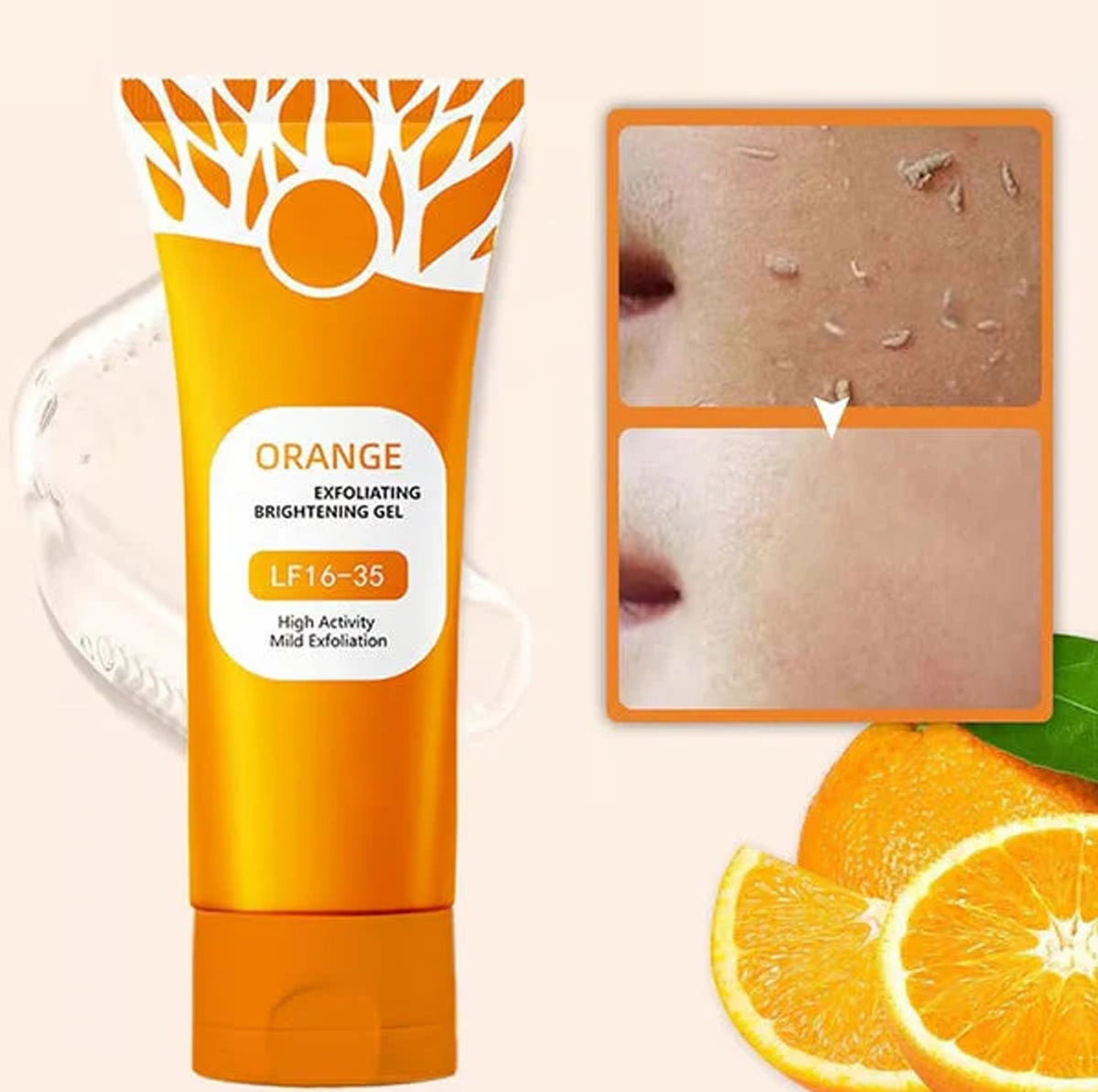 Orange Exfoliating Gel for Face & Body BRELZA