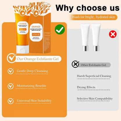 Orange Exfoliating Gel for Face & Body BRELZA