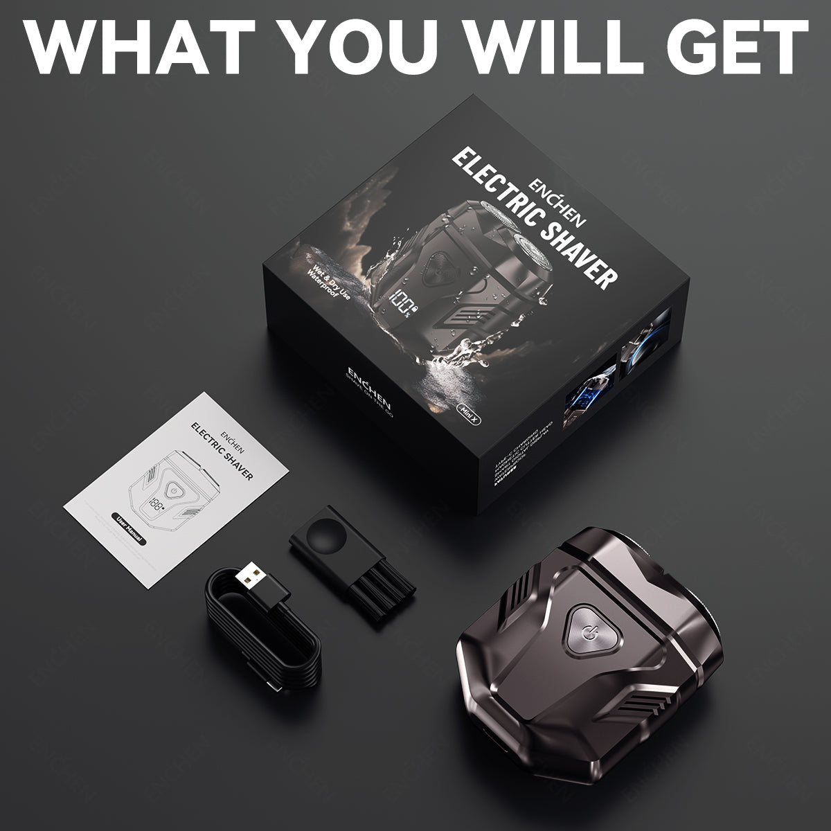 Rechargeable Waterproof Shaver