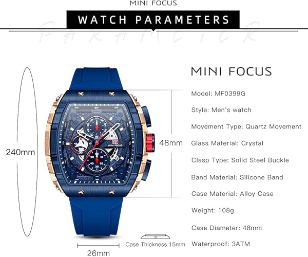 Mini Focus Men’s Sport Watch BRELZA