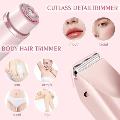 2-in-1 Dual-Head Cordless Waterproof Shaver BRELZA