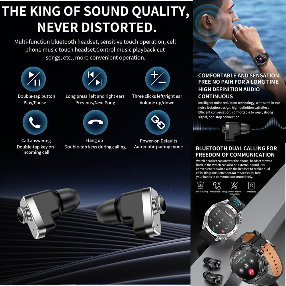 GTS 5 Smart Watch & Earbuds Combo BRELZA
