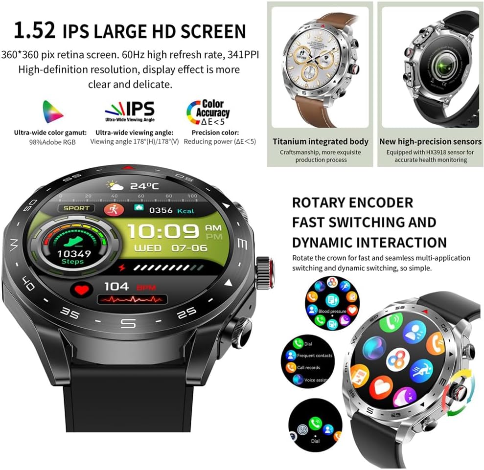 GTS 5 Smart Watch & Earbuds Combo BRELZA