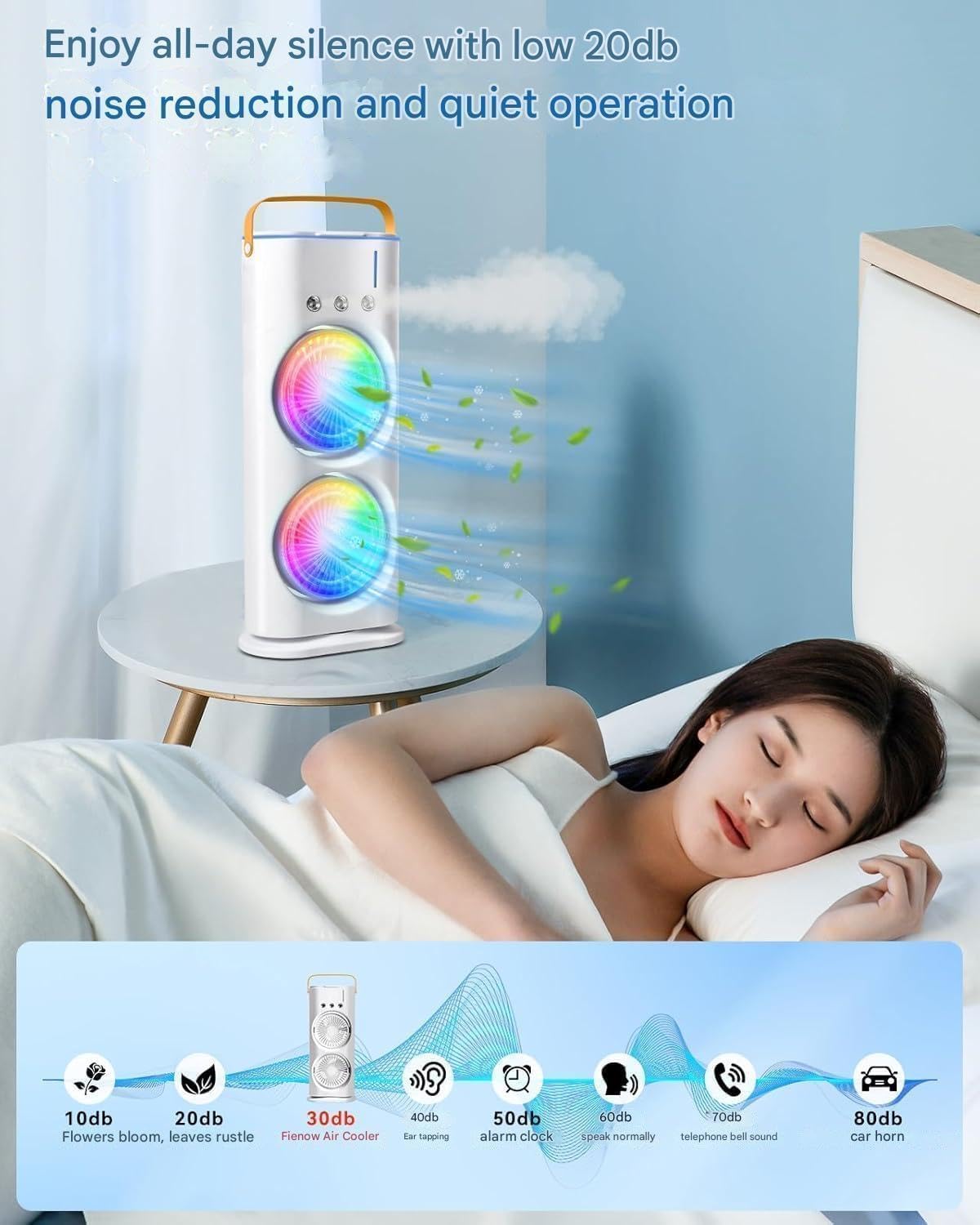 Rechargeable double ended Spray Fan BRELZA