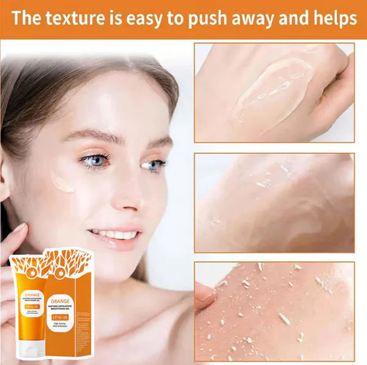 Orange Exfoliating Gel for Face & Body BRELZA