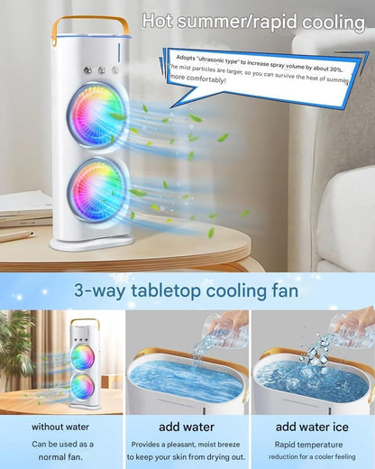 Rechargeable double ended Spray Fan BRELZA
