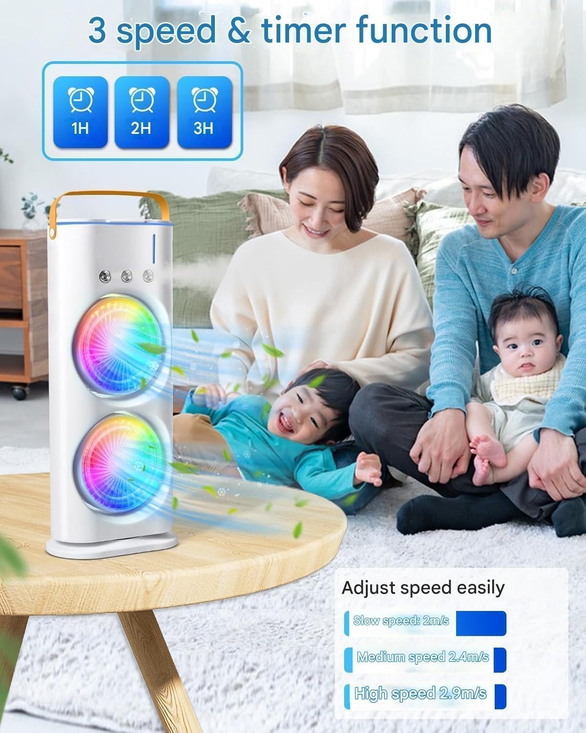 Rechargeable double ended Spray Fan BRELZA