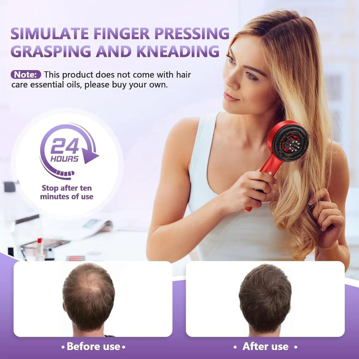Smart Scalp Massager Brush BRELZA