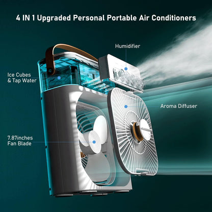 Portable Air Conditioners Cooling Fan With Ice BRELZA