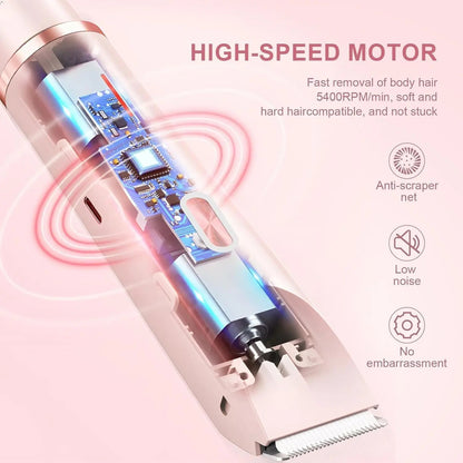 2-in-1 Dual-Head Cordless Waterproof Shaver BRELZA