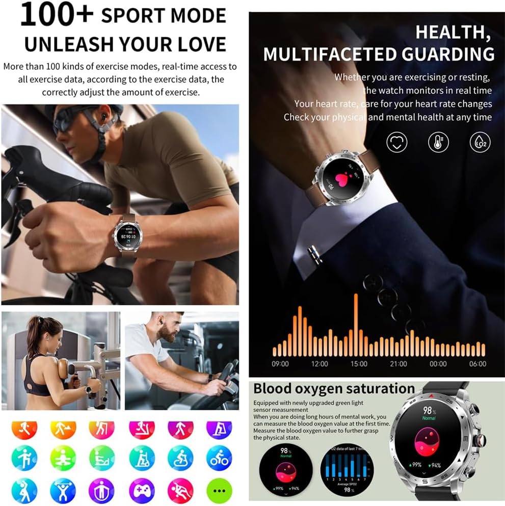 GTS 5 Smart Watch & Earbuds Combo BRELZA