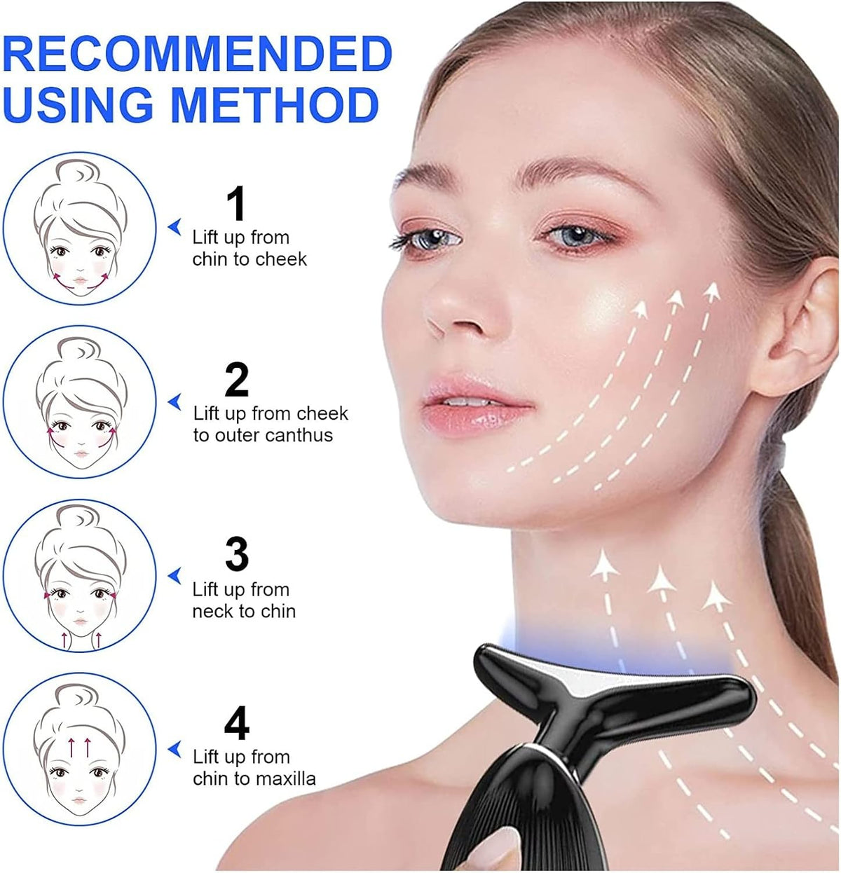 Facial Neck Lifting Machine Sonic Face Massager BRELZA