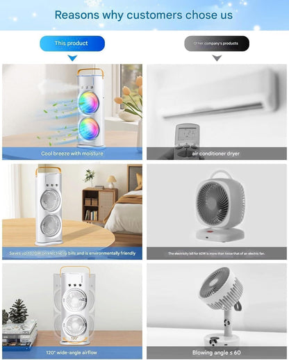 Rechargeable double ended Spray Fan BRELZA
