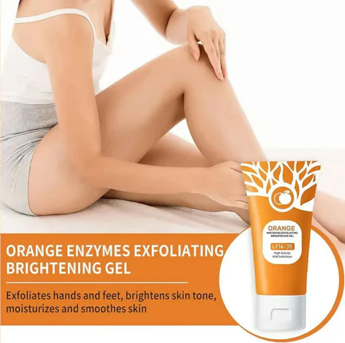 Orange Exfoliating Gel for Face & Body BRELZA