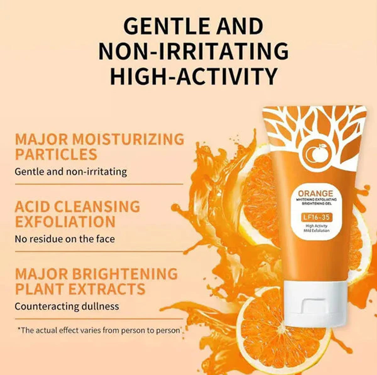 Orange Exfoliating Gel for Face & Body BRELZA