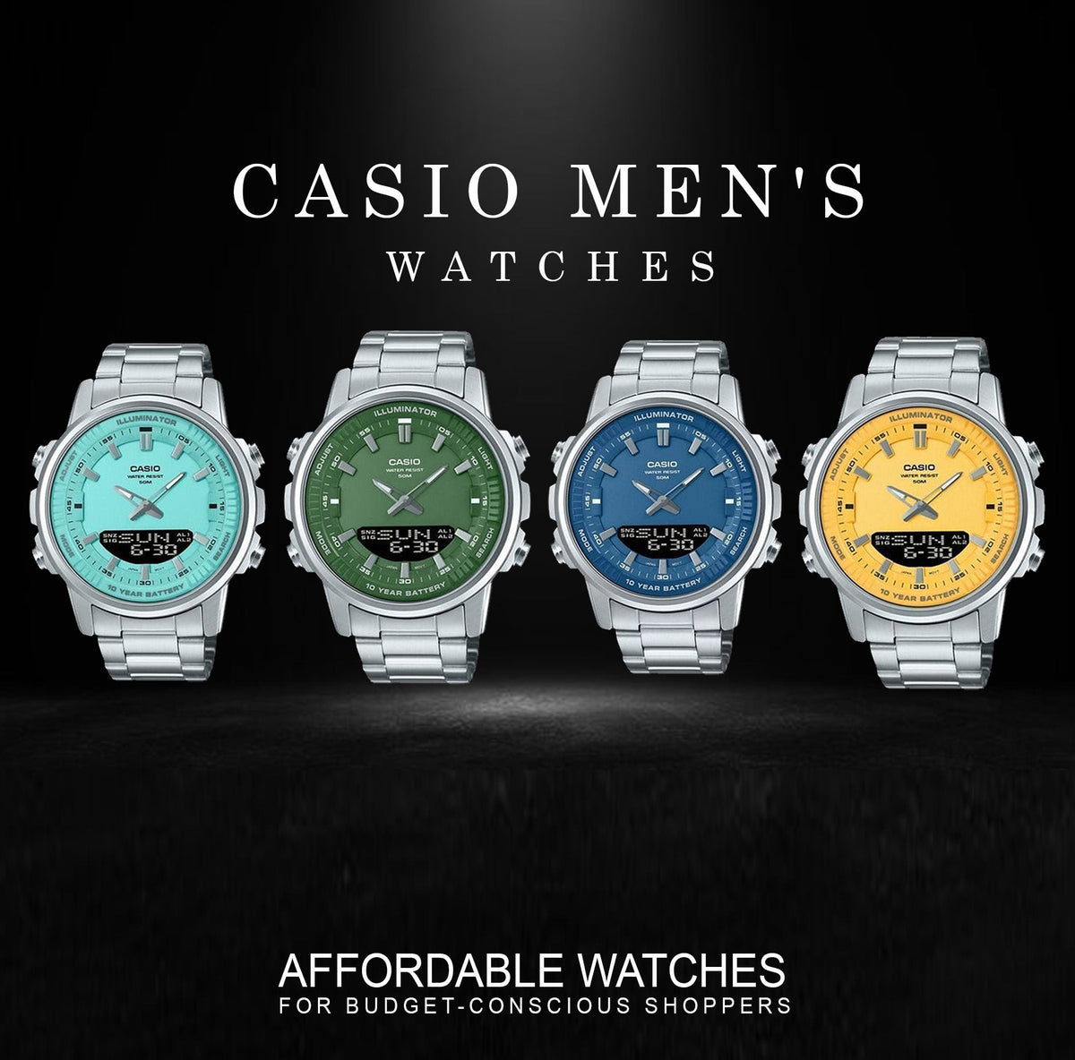 Casio Analogue Digital Men’s Watch (Available in Multi Colors) BRELZA