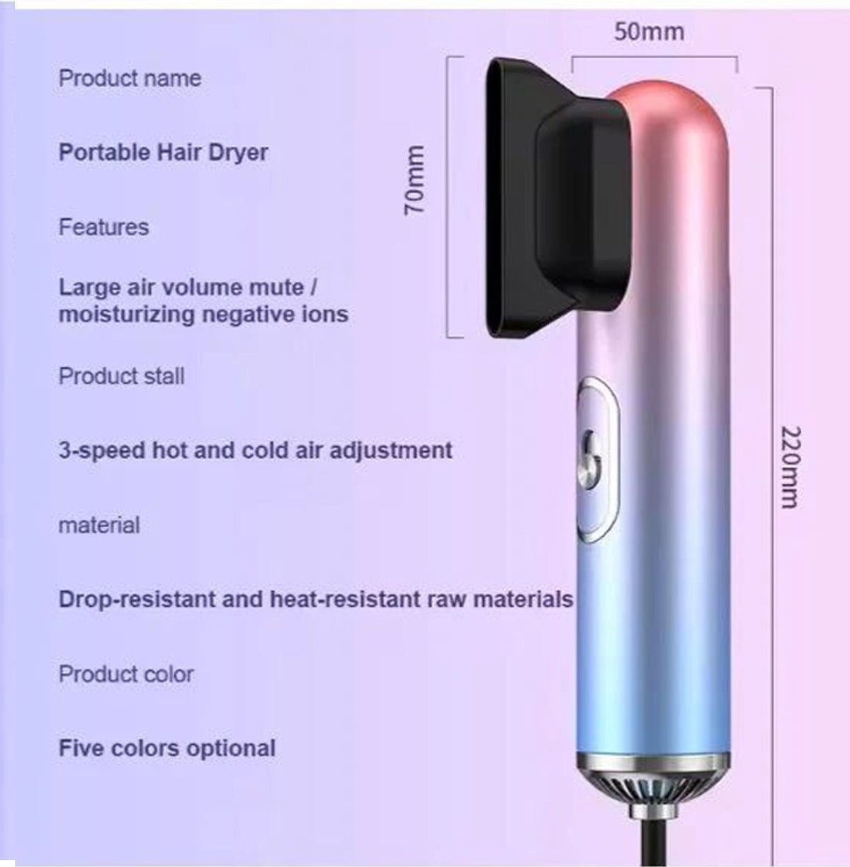 Compact Hair Dryer BRELZA