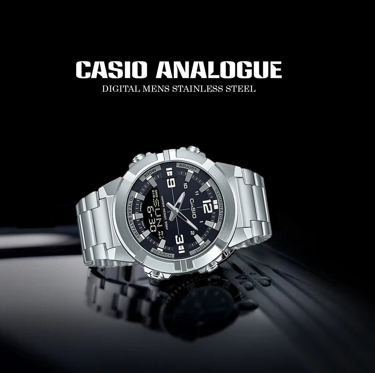CASIO Men’s Luxury Analog Digital Watch BRELZA